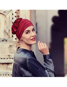 Turbante Oncológico Nadi rojo Christine Headwear