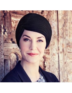 Gorro oncológico Hiver Hat negro Christine Hedawear