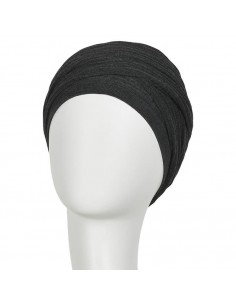 Gorro oncológico Isolde gris antracita Christine Headwear 2