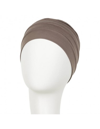 Turbante oncológico B.B. Bea marrón arena busto Christine Headwear